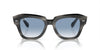 Ray-Ban State Street RB2186 Striped Grey/Clear-Blue #colour_striped-grey-clear-blue