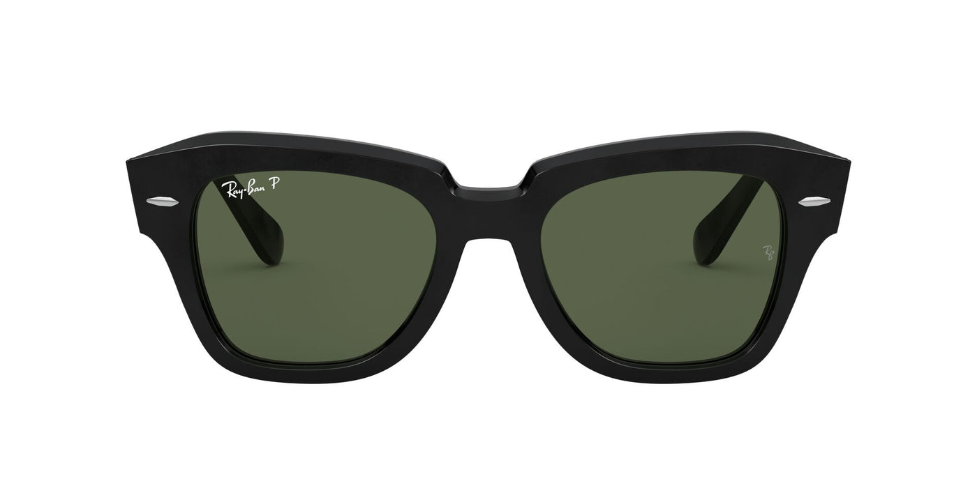 Ray-Ban State Street RB2186 Black/Green Polarised #colour_black-green-polarised