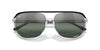 Ray-Ban Bill One RB2205 Black On Transparent/Silver-Blue Polarised #colour_black-on-transparent-silver-blue-polarised