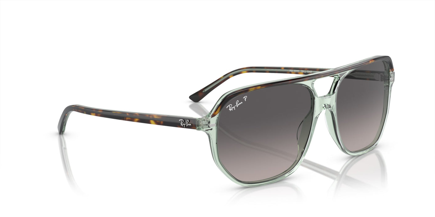 Ray-Ban Bill One RB2205 Havana On Transparent Green/Grey Polarised #colour_havana-on-transparent-green-grey-polarised