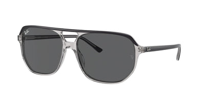 Ray-Ban Bill One RB2205 Dark Grey On Transparent Grey/Dark Grey #colour_dark-grey-on-transparent-grey-dark-grey