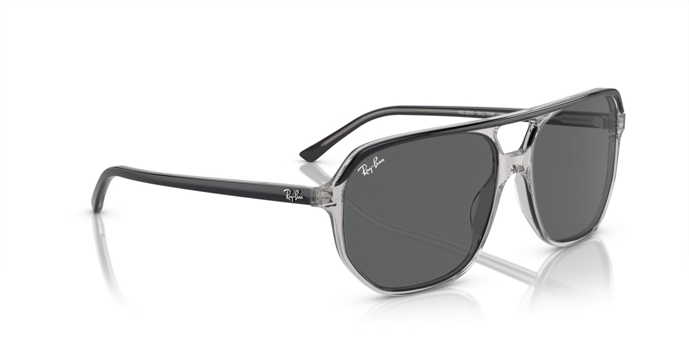 Ray-Ban Bill One RB2205 Dark Grey On Transparent Grey/Dark Grey #colour_dark-grey-on-transparent-grey-dark-grey