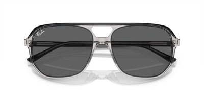 Ray-Ban Bill One RB2205 Dark Grey On Transparent Grey/Dark Grey #colour_dark-grey-on-transparent-grey-dark-grey