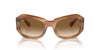 Ray-Ban Beate RB2212 Striped Brown/Clear-Brown #colour_striped-brown-clear-brown