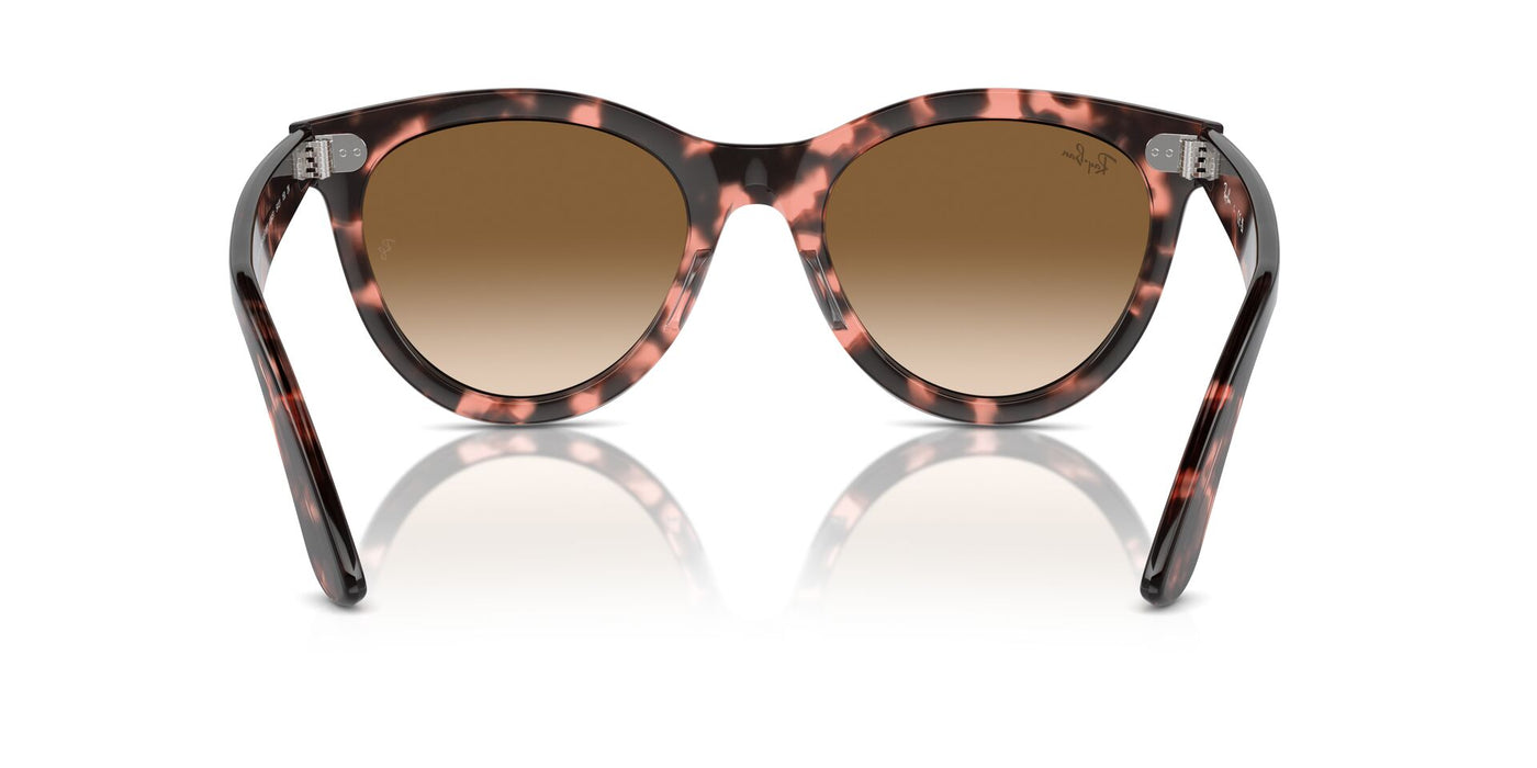 Ray-Ban Wayfarer Way RB2241 Pink Havana/Clear-Brown #colour_pink-havana-clear-brown