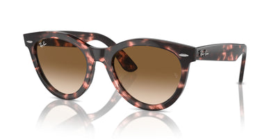 Ray-Ban Wayfarer Way RB2241 Pink Havana/Clear-Brown #colour_pink-havana-clear-brown