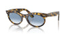 Ray-Ban Wayfarer Oval RB2242 Yellow Havana/Clear-Blue #colour_yellow-havana-clear-blue