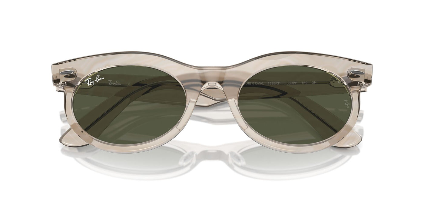 Ray-Ban Wayfarer Oval RB2242 Photo Waves Grey/Green #colour_photo-waves-grey-green