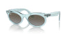 Ray-Ban Wayfarer Oval RB2242 Photo Waves Azure/Blue Brown #colour_photo-waves-azure-blue-brown