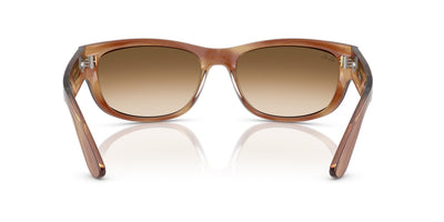 Ray-Ban Mega Balorama RB2289 Striped Brown/Clear Brown Gradient #colour_striped-brown-clear-brown-gradient