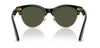 Ray-Ban Clubmaster Way RB2341#colour_black-on-gold-green
