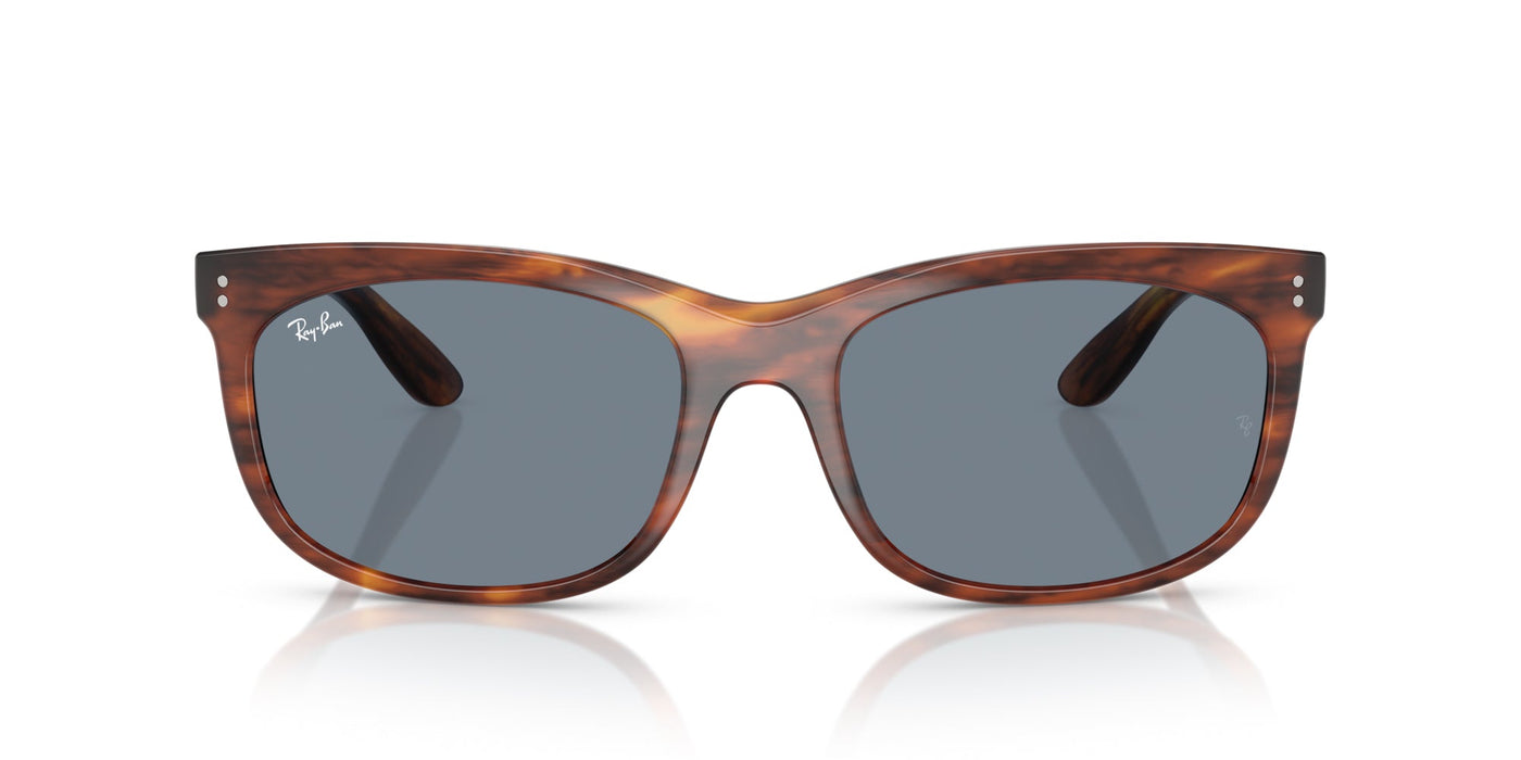 Ray-Ban Balorette RB2389 Striped Havana/Blue #colour_striped-havana-blue