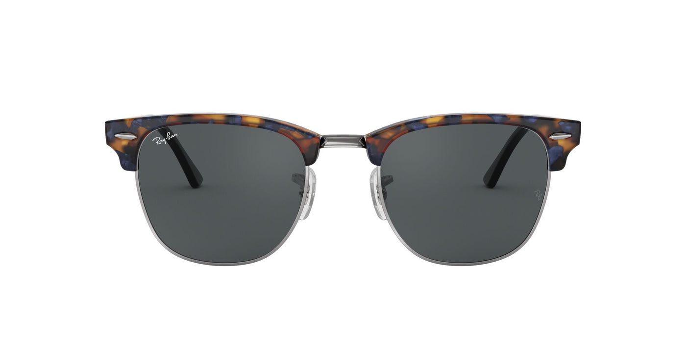 Ray-Ban Clubmaster RB3016 Blue Havana/Blue-Grey #colour_blue-havana-blue-grey