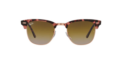 Ray-Ban Clubmaster RB3016 Pink Havana/Light Brown Gradient #colour_pink-havana-light-brown-gradient