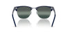 Ray-Ban Clubmaster RB3016 Blue On Silver/Silver-Blue Polarised #colour_blue-on-silver-silver-blue-polarised