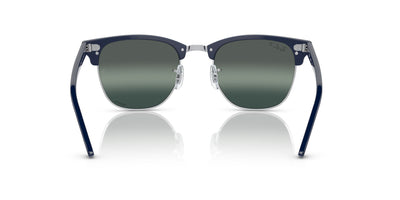 Ray-Ban Clubmaster RB3016 Blue On Silver/Silver-Blue Polarised #colour_blue-on-silver-silver-blue-polarised