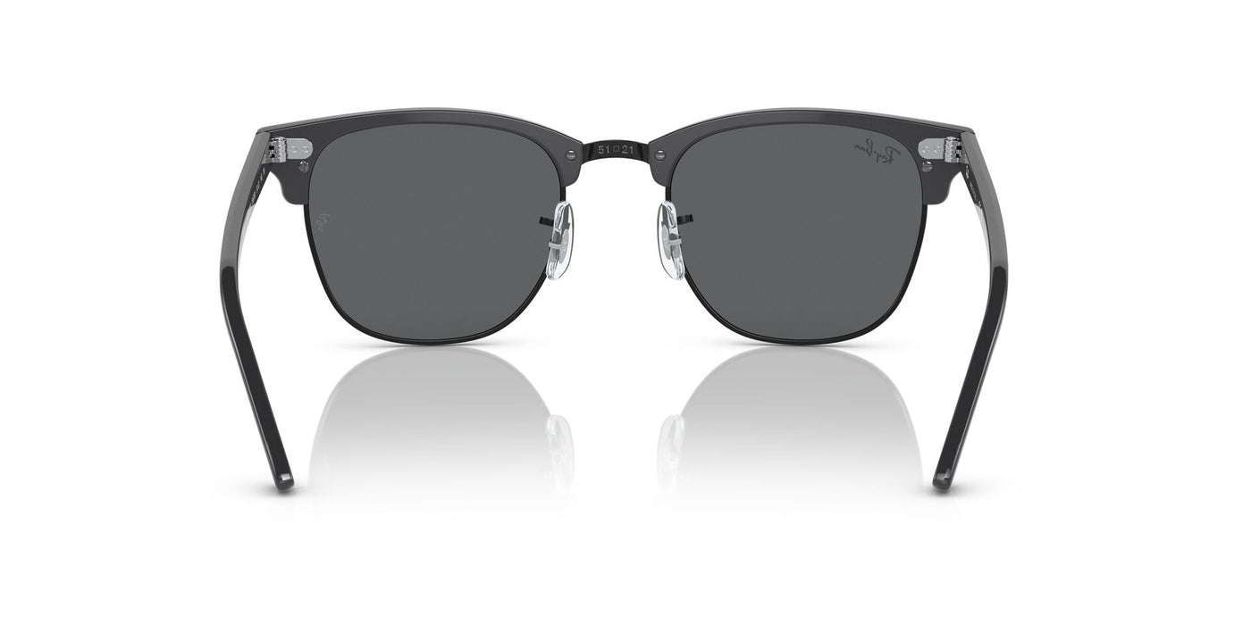 Ray-Ban Clubmaster RB3016 Grey On Black/Dark Grey #colour_grey-on-black-dark-grey