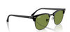 Ray-Ban Clubmaster RB3016#colour_matte-black-on-black-green