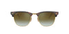 Ray-Ban Clubmaster RB3016 Red Havana/Green Flash Gradient #colour_red-havana-green-flash-gradient