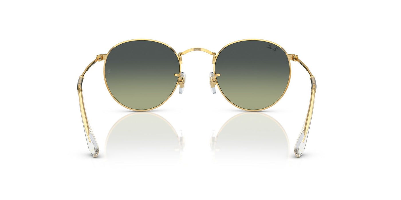 Ray-Ban Round Metal RB3447 - Medium Gold/Green Vintage #colour_gold-green-vintage