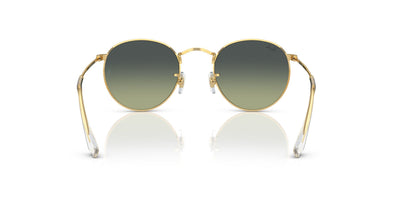 Ray-Ban Round Metal RB3447 - Large Gold/Green Vintage #colour_gold-green-vintage