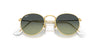 Ray-Ban Round Metal RB3447 - Large Gold/Green Vintage #colour_gold-green-vintage