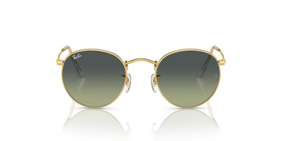 Ray-Ban Round Metal RB3447 - Large Gold/Green Vintage #colour_gold-green-vintage