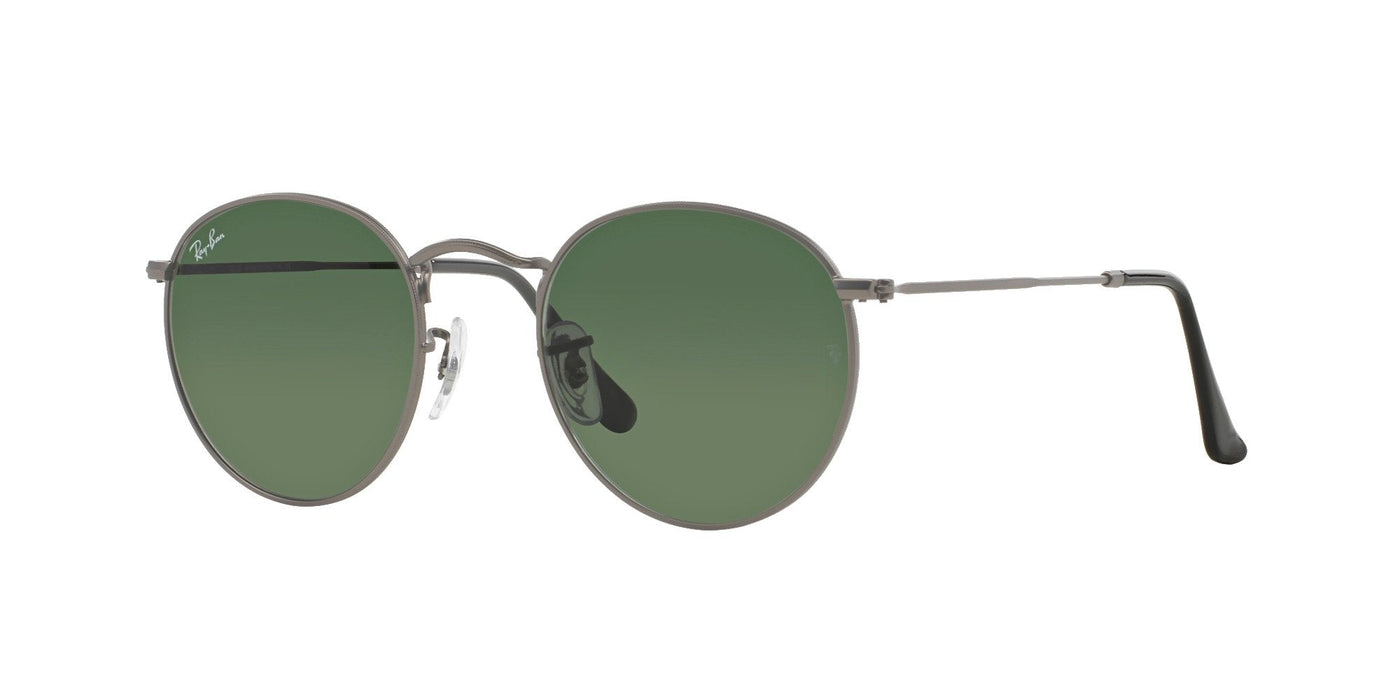 Ray Ban Round Metal RB3447 001 71 Gold Sunglasses