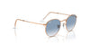 Ray-Ban Round Metal RB3447 - Small Rose Gold/Clear-Blue #colour_rose-gold-clear-blue