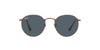 Ray-Ban Round Metal RB3447 Antique Copper/Blue #colour_antique-copper-blue