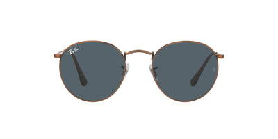 Ray-Ban Round Metal RB3447 Antique Copper/Blue #colour_antique-copper-blue