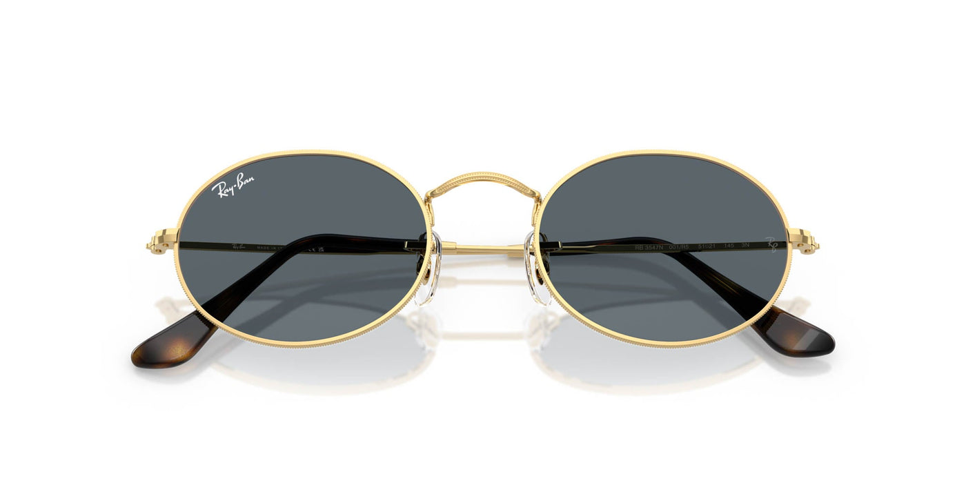 Ray-Ban Oval RB3547N Arista Gold/Grey #colour_arista-gold-grey
