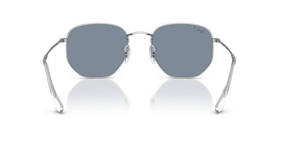 Ray-Ban Hexagonal RB3548N Silver/Blue Polarised #colour_silver-blue-polarised