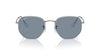 Ray-Ban Hexagonal RB3548N Silver/Blue Polarised #colour_silver-blue-polarised