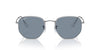 Ray-Ban Hexagonal RB3548N Silver/Blue Polarised #colour_silver-blue-polarised