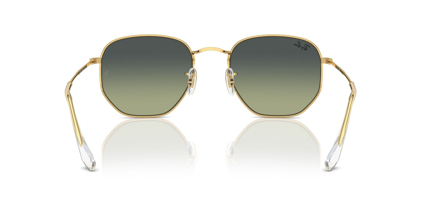 Ray-Ban Hexagonal Legend RB3548 Gold/Green Vintage #colour_gold-green-vintage