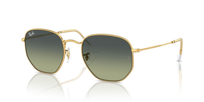 Ray-Ban Hexagonal Legend RB3548 Gold/Green Vintage #colour_gold-green-vintage