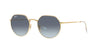 Ray-Ban Jack RB3565 Gold/Blue-Grey #colour_gold-blue-grey