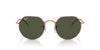 Ray-Ban Jack RB3565 Rose Gold/Green #colour_rose-gold-green