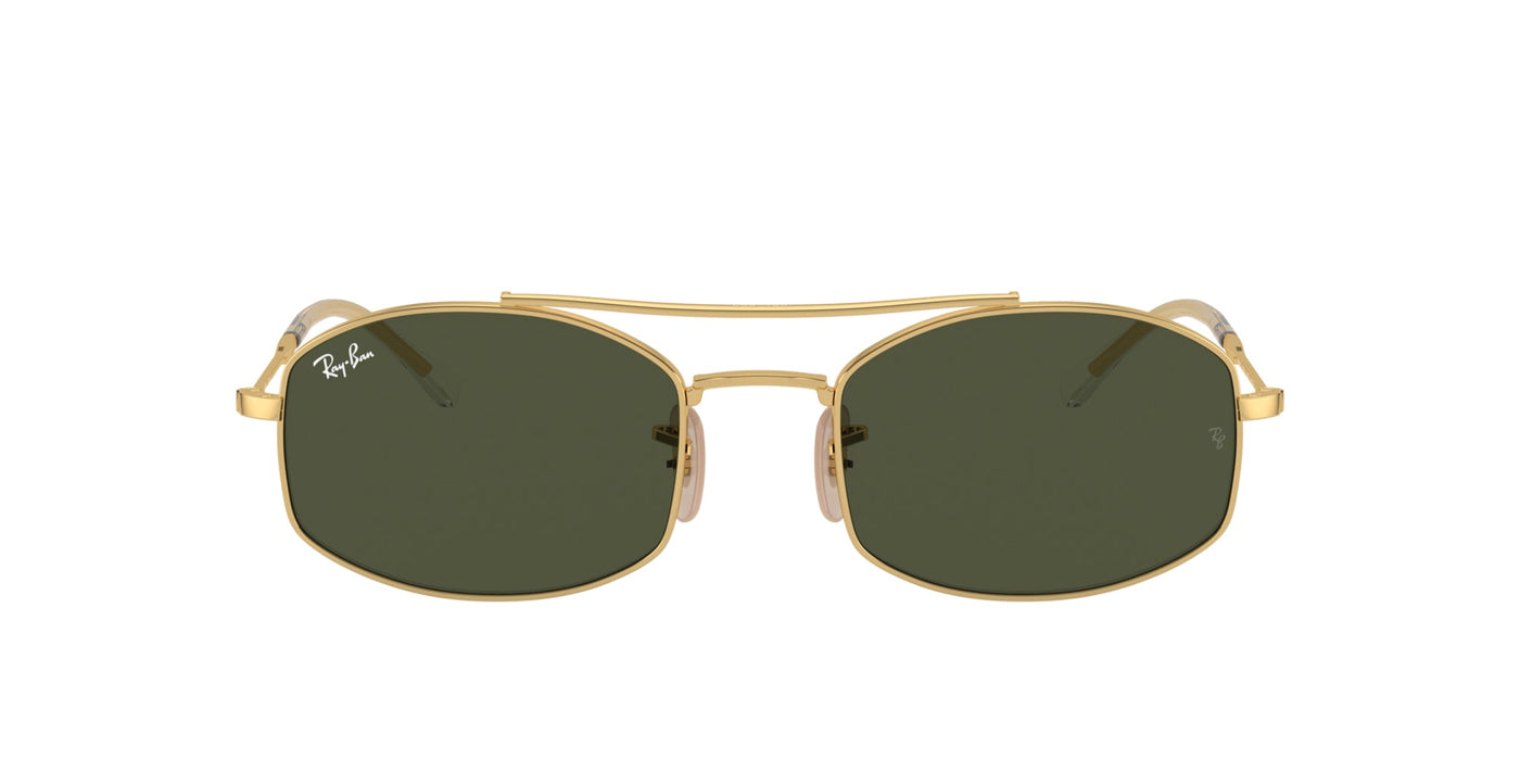 Ray-Ban RB3719 Gold/Green #colour_gold-green