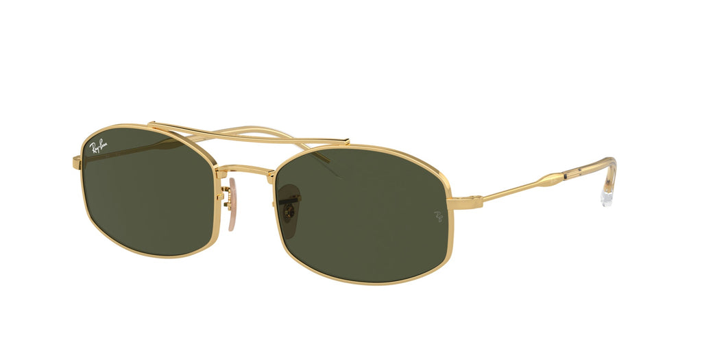 Ray-Ban RB3719 Gold/Green #colour_gold-green