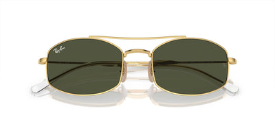 Ray-Ban RB3719 Gold/Green #colour_gold-green