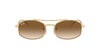 Ray-Ban RB3719 Gold/Light Brown #colour_gold-light-brown