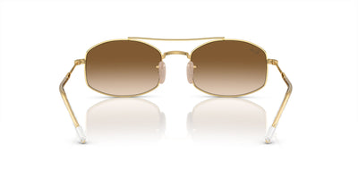 Ray-Ban RB3719 Gold/Light Brown #colour_gold-light-brown