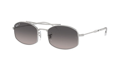 Ray-Ban RB3719 Silver/Light Grey Polarised #colour_silver-light-grey-polarised