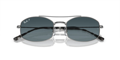 Ray-Ban RB3719 Gunmetal/Dark Blue Polarised #colour_gunmetal-dark-blue-polarised