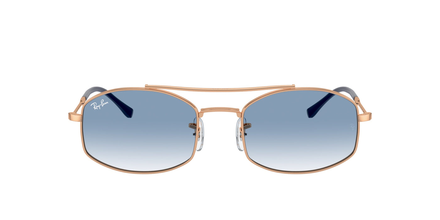 Ray-Ban RB3719 Rose Gold/Light Blue #colour_rose-gold-light-blue