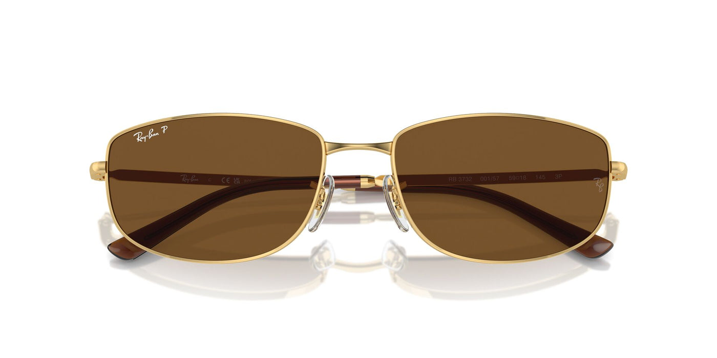 Ray-Ban RB3732 Gold/Brown Polarised #colour_gold-brown-polarised