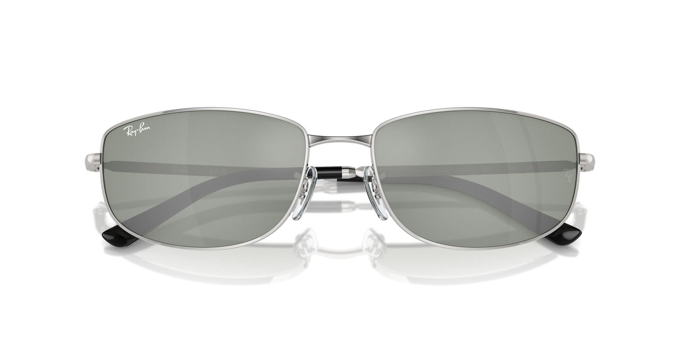 Ray-Ban RB3732 Silver/Green-Silver #colour_silver-green-silver