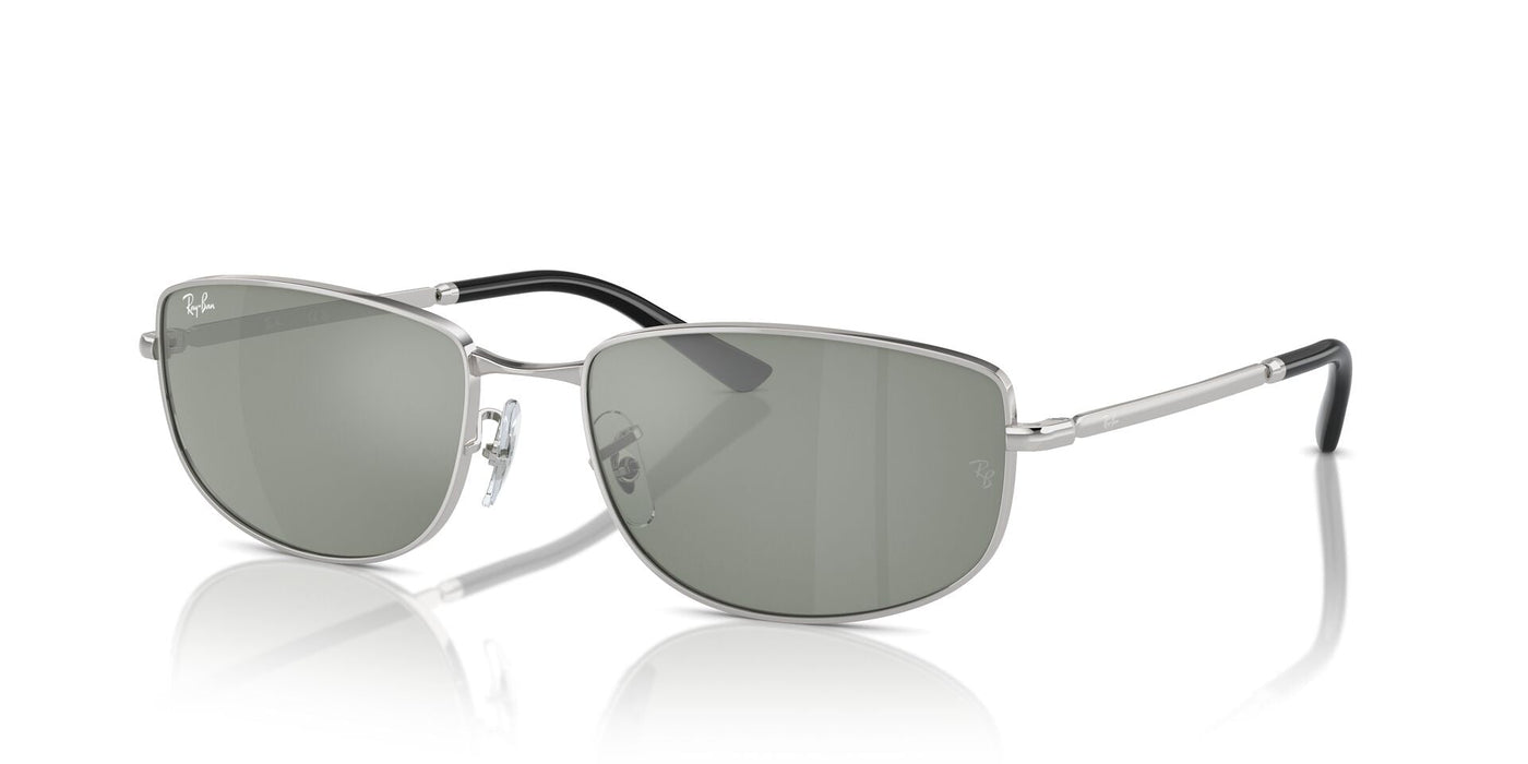 Ray-Ban RB3732 Silver/Green-Silver #colour_silver-green-silver